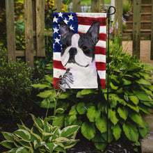 Load image into Gallery viewer, USA American Flag with Boston Terrier Garden Flag – Decorative Outdoor Yard Flag
