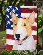 Load image into Gallery viewer, USA American Flag with Bull Terrier Garden Flag – Decorative Outdoor Yard Flag