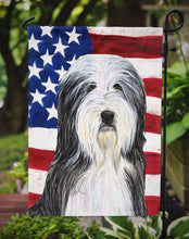 Load image into Gallery viewer, USA American Flag with Bearded Collie Garden Flag – Decorative Outdoor Yard Flag