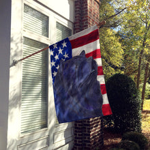Load image into Gallery viewer, USA American Flag with Chow Chow Flag Canvas House Size