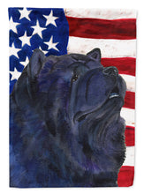 Load image into Gallery viewer, USA American Flag with Chow Chow Flag Canvas House Size
