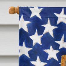 Load image into Gallery viewer, USA American Flag with Chow Chow Flag Canvas House Size