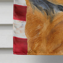 Load image into Gallery viewer, USA American Flag with Chow Chow Flag Canvas House Size