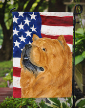 Load image into Gallery viewer, USA American Flag with Chow Chow Garden Flag – Decorative Outdoor Yard Flag