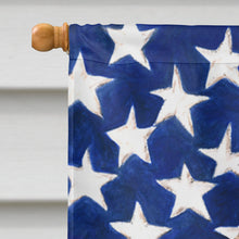 Load image into Gallery viewer, USA American Flag with Irish Wolfhound Flag Canvas House Size