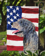 Load image into Gallery viewer, USA American Flag with Irish Wolfhound Garden Flag – Decorative Outdoor Yard Flag
