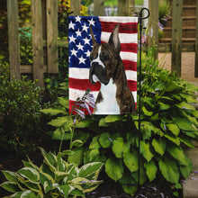Load image into Gallery viewer, USA American Flag with Boxer Garden Flag – Decorative Outdoor Yard Flag