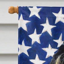 Load image into Gallery viewer, USA American Flag with Tibetan Mastiff Flag Canvas House Size