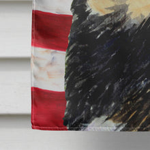 Load image into Gallery viewer, USA American Flag with Tibetan Mastiff Flag Canvas House Size