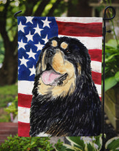 Load image into Gallery viewer, USA American Flag with Tibetan Mastiff Garden Flag – Decorative Outdoor Yard Flag