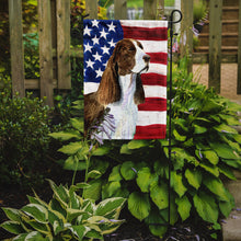 Load image into Gallery viewer, USA American Flag with Springer Spaniel Garden Flag – Decorative Outdoor Yard Flag
