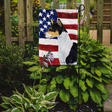 Load image into Gallery viewer, USA American Flag with Basenji Garden Flag – Decorative Outdoor Yard Flag