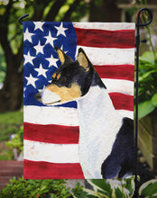 Load image into Gallery viewer, USA American Flag with Basenji Garden Flag – Decorative Outdoor Yard Flag