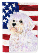 Load image into Gallery viewer, USA American Flag with Maltese Garden Flag – Decorative Outdoor Yard Flag