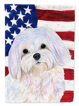 Load image into Gallery viewer, USA American Flag with Maltese Garden Flag – Decorative Outdoor Yard Flag