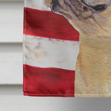 Load image into Gallery viewer, USA American Flag with French Bulldog Flag Canvas House Size