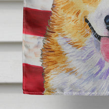 Load image into Gallery viewer, USA American Flag with Corgi Flag Canvas House Size