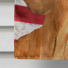 Load image into Gallery viewer, USA American Flag with Dachshund Flag Canvas House Size