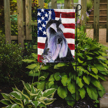 Load image into Gallery viewer, USA American Flag with Schnauzer Garden Flag – Decorative Outdoor Yard Flag