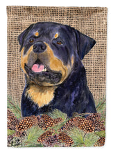 Load image into Gallery viewer, Rottweiler Flag Canvas House Size
