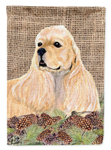 Load image into Gallery viewer, Cocker Spaniel Flag Canvas House Size