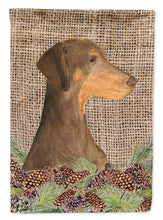 Load image into Gallery viewer, Doberman Flag Canvas House Size