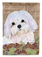 Load image into Gallery viewer, Maltese Garden Flag – Decorative Outdoor Yard Flag