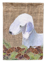 Load image into Gallery viewer, Bedlington Terrier Flag Canvas House Size