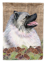 Load image into Gallery viewer, Keeshond Flag Canvas House Size