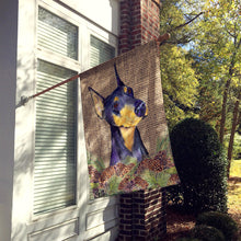 Load image into Gallery viewer, Doberman Flag Canvas House Size