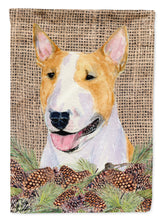 Load image into Gallery viewer, Bull Terrier Flag Canvas House Size