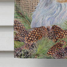 Load image into Gallery viewer, Clumber Spaniel Flag Canvas House Size