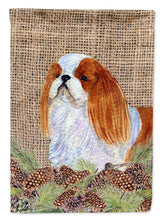 Load image into Gallery viewer, English Toy Spaniel Garden Flag – Decorative Outdoor Yard Flag