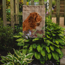 Load image into Gallery viewer, Sussex Spaniel Garden Flag – Decorative Outdoor Yard Flag