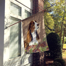 Load image into Gallery viewer, Springer Spaniel Flag Canvas House Size
