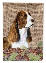 Load image into Gallery viewer, Springer Spaniel Flag Canvas House Size
