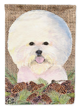 Load image into Gallery viewer, Bichon Frise Garden Flag – Decorative Outdoor Yard Flag