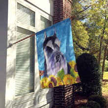Load image into Gallery viewer, Schnauzer Flag Canvas House Size