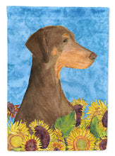 Load image into Gallery viewer, Doberman Garden Flag – Decorative Outdoor Yard Flag