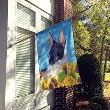 Load image into Gallery viewer, Rat Terrier Flag Canvas House Size