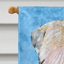 Load image into Gallery viewer, Wheaten Terrier Soft Coated Flag Canvas House Size