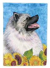 Load image into Gallery viewer, Keeshond Flag Canvas House Size