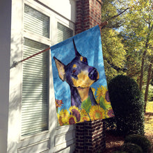 Load image into Gallery viewer, Doberman Flag Canvas House Size