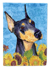 Load image into Gallery viewer, Doberman Flag Canvas House Size