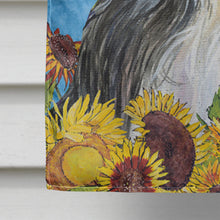 Load image into Gallery viewer, Bearded Collie Flag Canvas House Size