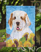 Load image into Gallery viewer, Clumber Spaniel Garden Flag – Decorative Outdoor Yard Flag