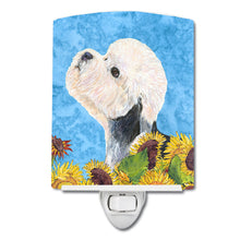 Load image into Gallery viewer, Dandie Dinmont Terrier in Summer Flowers Ceramic Night Light SS4136CNL