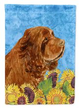 Load image into Gallery viewer, Sussex Spaniel Garden Flag – Decorative Outdoor Yard Flag