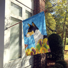 Load image into Gallery viewer, Basenji Flag Canvas House Size