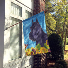 Load image into Gallery viewer, Schnauzer Flag Canvas House Size